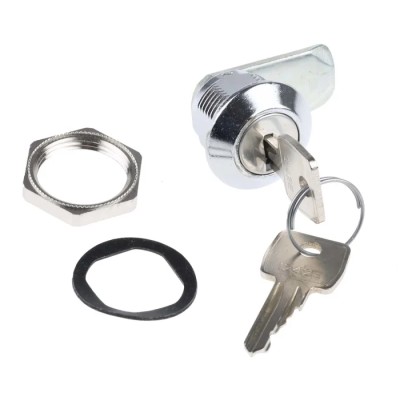 Euro-Locks a Lowe & Fletcher group Company Black Die Cast Zinc Plastic Camlock 16 mm Panel-to-Tongue F328-03-2 (1242E)