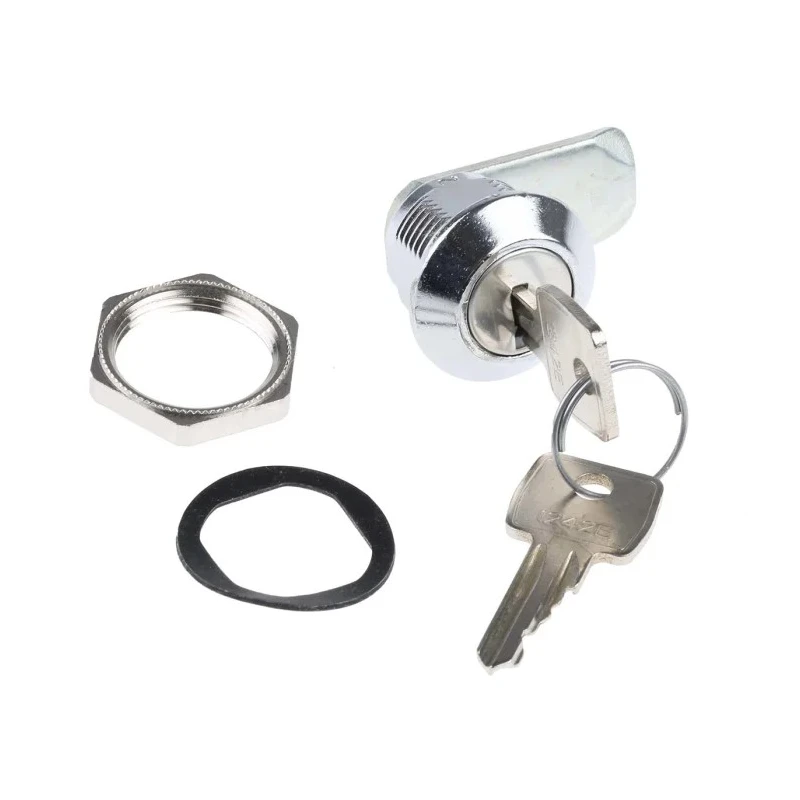 Euro-Locks a Lowe & Fletcher group Company Black Die Cast Zinc Plastic Camlock 16 mm Panel-to-Tongue F328-03-2 (1242E)