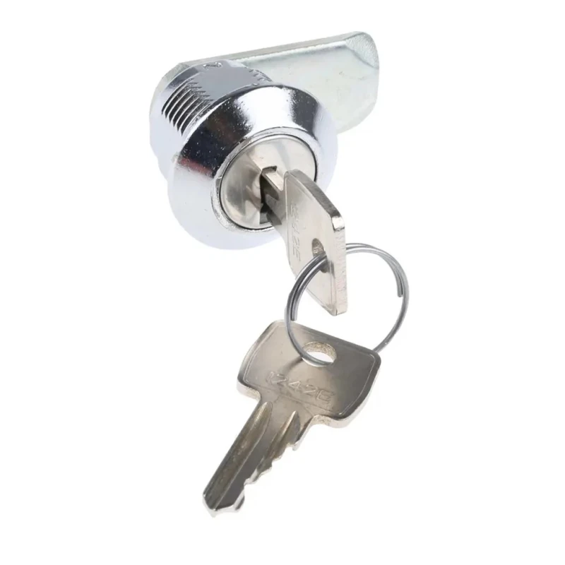 Euro-Locks a Lowe & Fletcher group Company Black Die Cast Zinc Plastic Camlock 16 mm Panel-to-Tongue F328-03-2 (1242E)