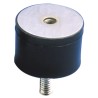 Paulstra Hutchinson Cylindrically Shaped M8 Anti-Vibration Mount, Male to Female Bobbin with 50 daN Compression, 25.5 520021
