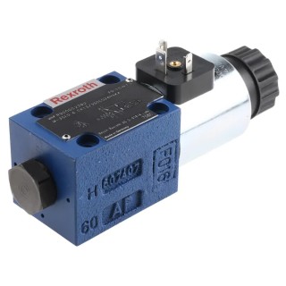 Bosch Rexroth Directional Spool Hydraulic Valve, 2 Positions, 3 Ports, DIN Mount, Single Solenoid, 220V R900052392