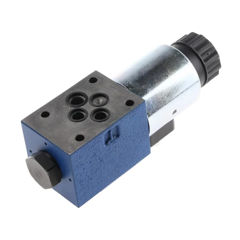 Bosch Rexroth Directional Spool Hydraulic Valve, 2 Positions, 3 Ports, DIN Mount, Single Solenoid, 220V R900052392
