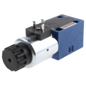 Bosch Rexroth Directional Spool Hydraulic Valve, 2 Positions, 3 Ports, DIN Mount, Single Solenoid, 220V R900052392