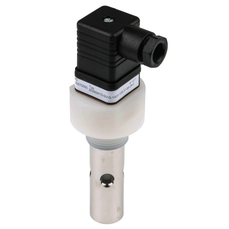 Jumo Conductivity Meter 1mS/cm Model , Temperature Resistant up to 135°C 200°C Maximum 202924/10-0010-1003-105-37-88-26/000