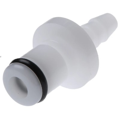 Colder Products Hose Connector 3.18 mm ID, Acetal Body, Maximum 8.3 Bar Pressure PMC2202