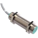 Pepperl + Fuchs Threaded Barrel Inductive Proximity Sensor M18 x 1, 0 to 20 mA Output, 3V Supply, 5 mm NBB5-18GM60-I3