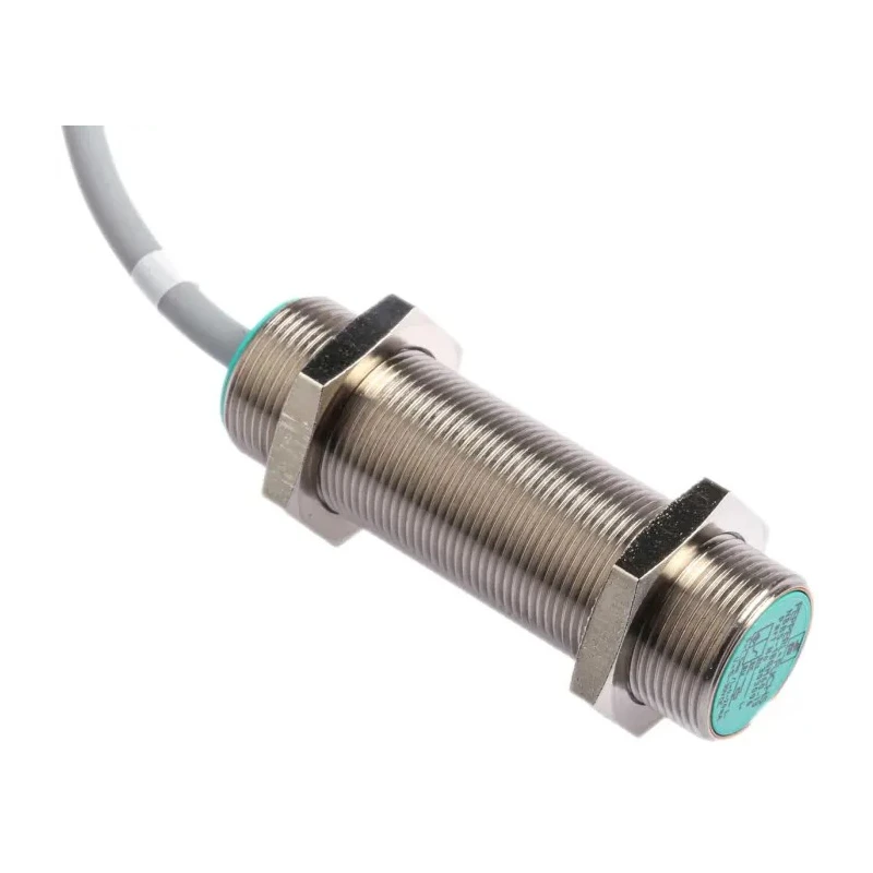 Pepperl + Fuchs Threaded Barrel Inductive Proximity Sensor M18 x 1, 0 to 20 mA Output, 3V Supply, 5 mm NBB5-18GM60-I3