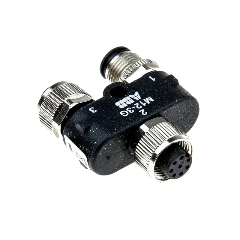 ABB Jokab Machine Guarding Accessory Y-Connector 24V IP67 20mm 2TLA020055R0700 M12-3G
