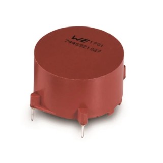 Wurth Elektronik WE-LF Shielded Surface Mount Common Mode Choke with Manganese Zinc Core 27 mH ±30 % 7446821027