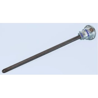 Reckmann Type K Thermocouple 22 mm Diameter, 500 mm Length, Connection Head Terminal, 1370 °C Max R7-901-OF