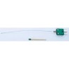Reckmann Type K Thermocouple 0.5 mm Diameter, 38 mm Length, Miniature Plug, 1100°C Max R9-1661-025-250