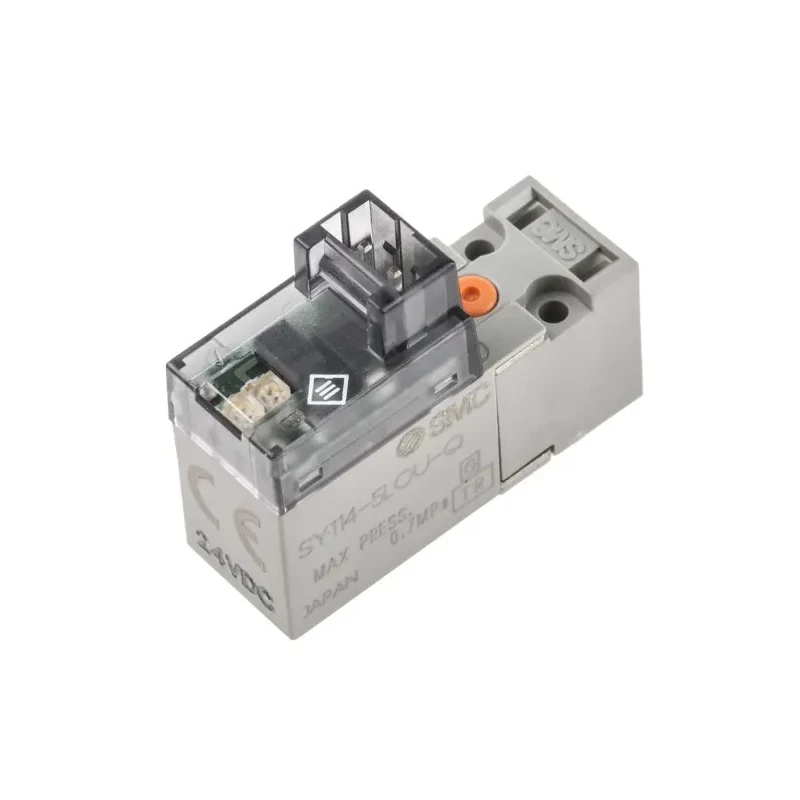 SMC Pneumatic Control Valve 3/2 NC Solenoid/Spring Manifold Mount 24V DC 0.7 Mpa SY100 Series 