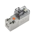 SMC Pneumatic Control Valve 3/2 NC Solenoid/Spring Manifold Mount 24V DC 0.7 Mpa SY100 Series 