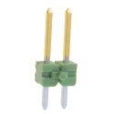 TE Connectivity AMPMODU MOD II Series Straight Through Hole Pin Header, 2 Contacts, 2.54 mm Pitch, 1 Row, Unshrouded 825433-2