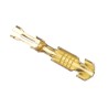 TE Connectivity AMPMODU MOD IV Series Female Crimp Terminal, 26 AWG Max, Gold Plated, Intermediate Pressure, Crimp 141708-1