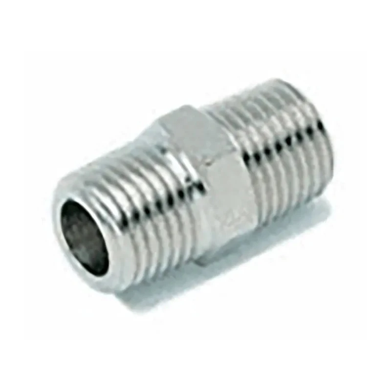 RS PRO Brass Pipe Fitting Straight 1/2 In BSPT Male Threaded Nipple Male BSPT 1/2 In to Male British Standard 176-0981