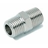 RS PRO Brass Pipe Fitting Straight 1/2 In BSPT Male Threaded Nipple Male BSPT 1/2 In to Male British Standard 176-0981