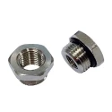 RS PRO Brass Pipe Fitting Straight Threaded Reducer Male G 3/8 in to Female BSPP 1/8 in 176-1020