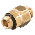 RS PRO Brass Straight Threaded Fitting Male BSPT 1/2 in to Male British Standard Parallel Pipe 1/2 in 176-1033