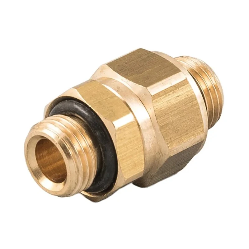 RS PRO Brass Straight Threaded Fitting Male BSPT 1/2 in to Male British Standard Parallel Pipe 1/2 in 176-1033