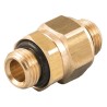 RS PRO Brass Straight Threaded Fitting Male BSPT 1/2 in to Male British Standard Parallel Pipe 1/2 in 176-1033