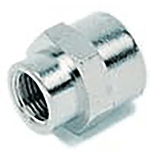 RS PRO Brass Pipe Fitting Straight Threaded Reducer Female G 1/8 in to Female BSPP 3/8 in 176-1041