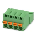 Phoenix Contact FKIC 2.5/4-ST-5.08 Series Pluggable Terminal Block, 4-Contact, 5.08 mm Pitch, 1 Row, 1873375