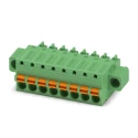 Phoenix Contact Pluggable Terminal Block FK-MCP 1.5/8-STF-3.81 Series, 8-Contact, 3.81 mm Pitch, 1 Row, 160 V, 8 A 1851290