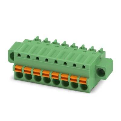 Phoenix Contact Pluggable Terminal Block FK-MCP 1.5/8-STF-3.81 Series, 8-Contact, 3.81 mm Pitch, 1 Row, 160 V, 8 A 1851290