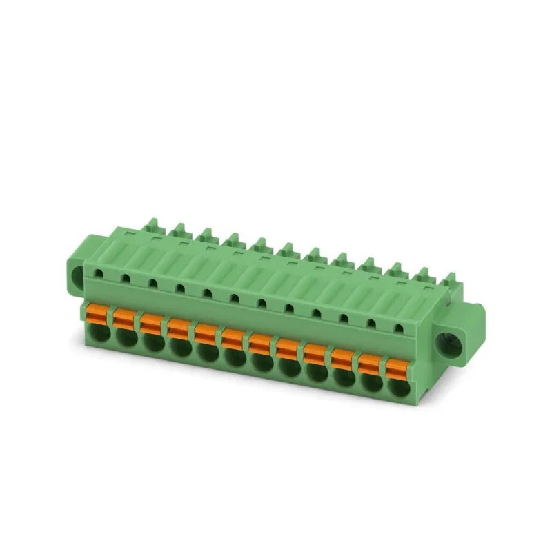 Phoenix Contact FK-MCP 1.5/12-STF-3.81 Series Pluggable Terminal Block, 12-Contact, 3.5 mm Pitch, 1 Row, 160V, 8A 1851339