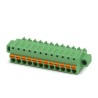Phoenix Contact FK-MCP 1.5/12-STF-3.81 Series Pluggable Terminal Block, 12-Contact, 3.5 mm Pitch, 1 Row, 160V, 8A 1851339