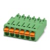 Phoenix Contact FMC 1.5/6-ST-3.5 Series Pluggable Terminal Block, 6-Contact, 3.5 mm Pitch, 1 Row, 160V, 8A Current 1952306