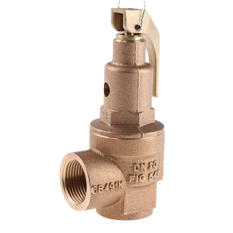 Nabic Valve Safety Products 4 bar Pressure Relief Valve Threaded BSP Bronze Body Female Inlet and Outlet 3/4 N-542-020 4 BAR