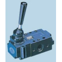 Parker Lever Pneumatic Manual Control Valve B53 Series G 1/4 Inch Port Size 5/2 Valve Function III B B53004LS