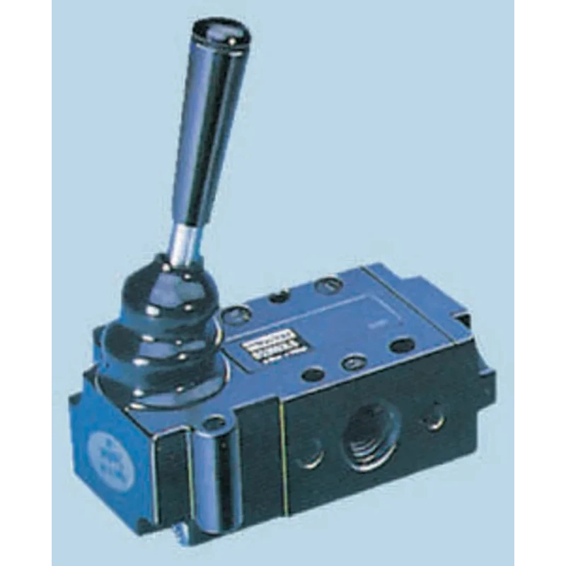 Parker Lever Pneumatic Manual Control Valve B53 Series G 1/4 Inch Port Size 5/2 Valve Function III B B53004LS