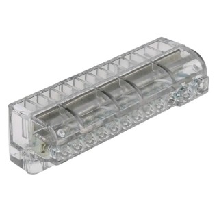 RS PRO Non-Fuse DIN Rail Terminal Block Clear, Single-Pole Indirect Clamping, 16mm² 6mm² Cable CSA, Screw 388-2855