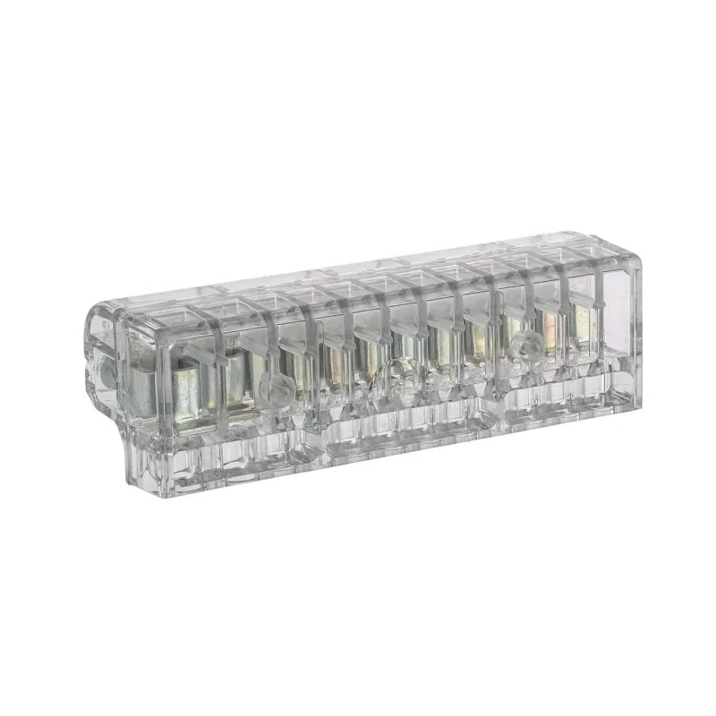 RS PRO Non-Fuse DIN Rail Terminal Block Clear, Single-Pole Indirect Clamping, 16mm² 6mm² Cable CSA, Screw 388-2855