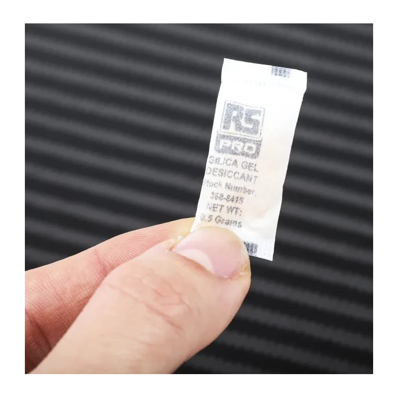 RS PRO Silica Gel Desiccant Sachets 0.5 g 160°C Reactivation Temperature 388-8415