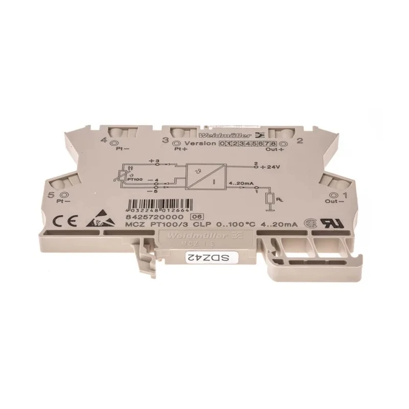 Weidmüller ACT20X Series Signal Conditioner RTD Input Current Output 30V Supply ACT20X