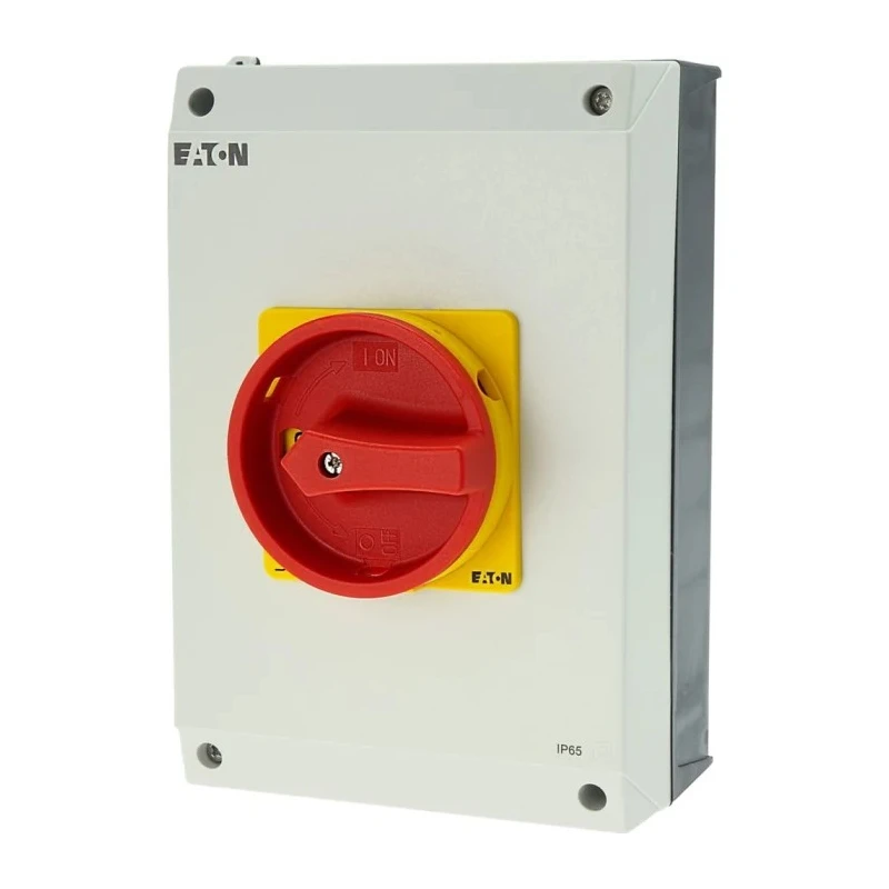 Eaton 6-Pole Surface Mount Isolator Switch IP65, 520A, 22 kW Power Rating, 3 Phase, Red Handle, Model 