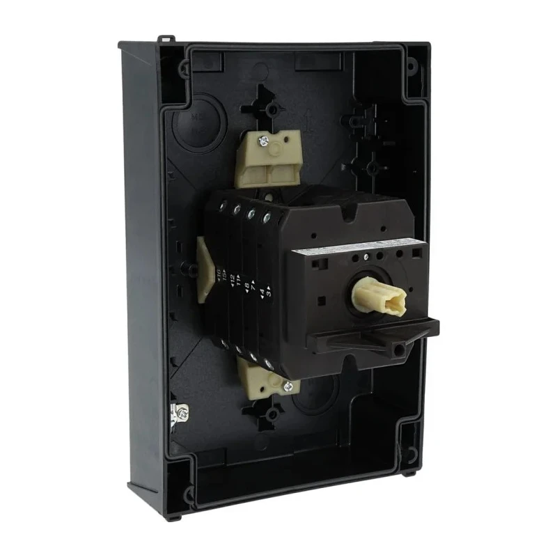 Eaton 6-Pole Surface Mount Isolator Switch IP65, 520A, 22 kW Power Rating, 3 Phase, Red Handle, Model 