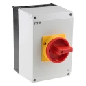 Eaton 6-Pole Surface Mount Isolator Switch IP65, 520A, 22 kW Power Rating, 3 Phase, Red Handle, Model 