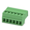 Phoenix Contact IMC 1.5/6-ST-3.81 Series Pluggable Terminal Block, 6-Contact, 3.81 mm Pitch, 320V, 8A, Polyamide 1857922