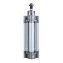 RS PRO Double Acting Cylinder 40mm Bore 80mm Stroke Stainless Steel Body Double Rod Female M12 Thread 10 bar 0°C to 176-1675