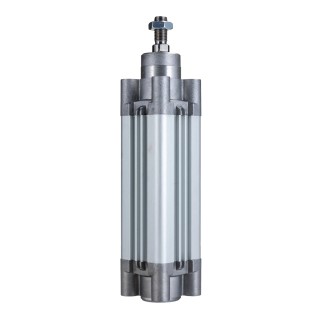 RS PRO Double Acting Cylinder 40mm Bore 80mm Stroke Stainless Steel Body Double Rod Female M12 Thread 10 bar 0°C to 176-1675
