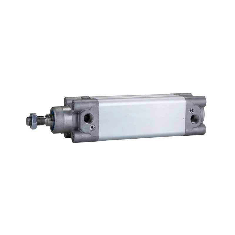 RS PRO Double Acting Cylinder 40mm Bore 80mm Stroke Stainless Steel Body Double Rod Female M12 Thread 10 bar 0°C to 176-1675