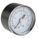 RS PRO Pressure Gauge 0-10 bar, 40 mm Diameter, Back Entry, Analogue Manometer 176-1718