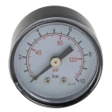 RS PRO Pressure Gauge 0-10 bar, 40 mm Diameter, Back Entry, Analogue Manometer 176-1718