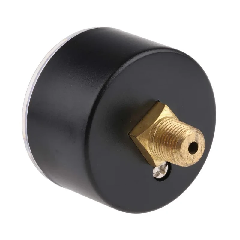 RS PRO Pressure Gauge 0-10 bar, 40 mm Diameter, Back Entry, Analogue Manometer 176-1718