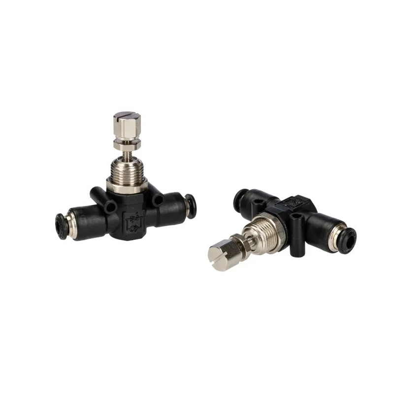 RS PRO Flow Controller Flow Regulator Push-in 4 mm Tube Ports Acetalic Resin, Brass, Stainless Steel 176-1892